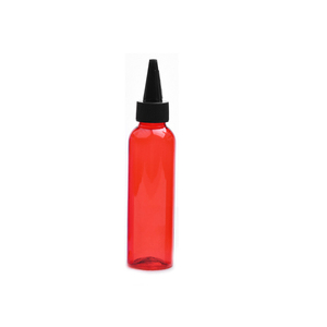 IBELONG 120Ml 4OZ Vòng Vai Rõ Ràng Trắng Hổ Phách Màu Xanh Lá Cây Màu Đỏ PET Nhựa Tóc Chai Dầu 120Ml Với Twist Off <span class=keywords><strong>Cap</strong></span> Nhà Cung Cấp - Product Image 6