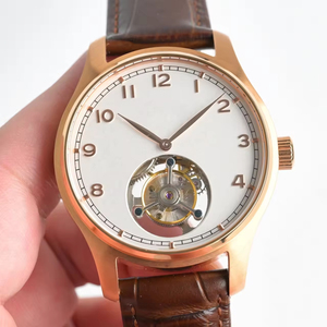 Reloj de Pulsera de Lujo para Hombre 2026, 43 mm, Automático, Tourbillon, Acero Inoxidable, Oro Rosa, Cristal de Zafiro, para Negocios - Product Image 1