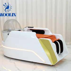 Lavabo de Cerámica de Diseño Japonés MOOLIN con Terapia <span class=keywords><strong>Capilar</strong></span> y Circulación de Agua para Uso en Salones de Belleza y <span class=keywords><strong>Spa</strong></span> - Product Image 3