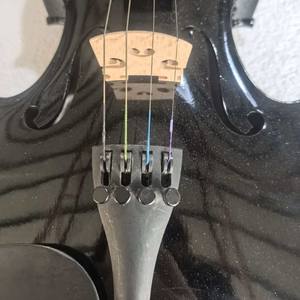 Violín <span class=keywords><strong>de</strong></span> Madera <span class=keywords><strong>de</strong></span> Tilo Negro para Principiantes, Niños y Adultos, con Caja, Tamaño 4/4 - Product Image 3