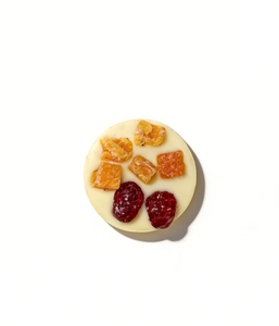 <strong>White</strong> <strong>Chocolate</strong> with Cranberries Dried <strong>Orange</strong> Bite-sized Snack - Product Image 1