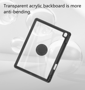 Syx PU da 360 độ xoay thông minh Bìa PC Tablet trường hợp đối với Apple iPad Pro 11 12.9 Ipad 10.2 10.5 - Product Image 6