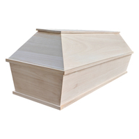 Ataúd de estilo alemán ataúdes funerarios de madera