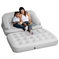 Prix usine personnalisable flocage gonflable canapé Air canapé-lit chaise Auto Portable pliable conception Air canapé pour salon