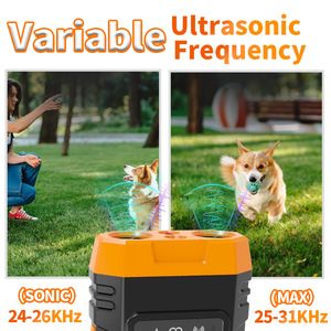 Entrenador electrónico para perros con control de ladridos, pantalla LCD y función ultrasónica, portátil para uso en exteriores, 12 cm de longitud - Product Image 4
