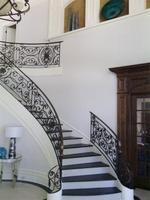 Künstlerisch gemusterte schmiede eiserne Treppen geländer für Boutique Hotel Treppen häuser