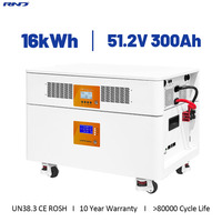 Sistema de Batería de Almacenamiento de Energía Doméstica LiFePO4 de 51.2V 16kWh con Inversor Solar Híbrido de 12kW
