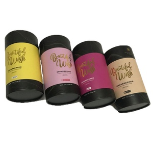 Paper Tube Round Box Kraft Cylinder Shape Cardboard Tube Paper Tea Box Packaging Solution