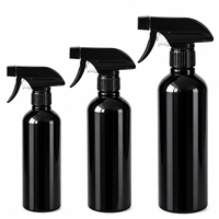 Bouteille pulvérisateur PET de 250 ml, 300 ml, 500 ml pour cheveux, bouteilles pulvérisatrices personnalisées avec logo, bouteilles pulvérisatrices en plastique pour cheveux
