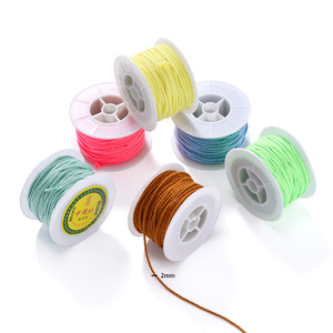 Cordon tressé en Nylon pour la fabrication de bijoux, fournitures artisanales, bobine multicolore de 10M, fil Non élastique résistant à l'usure - Product Image 2