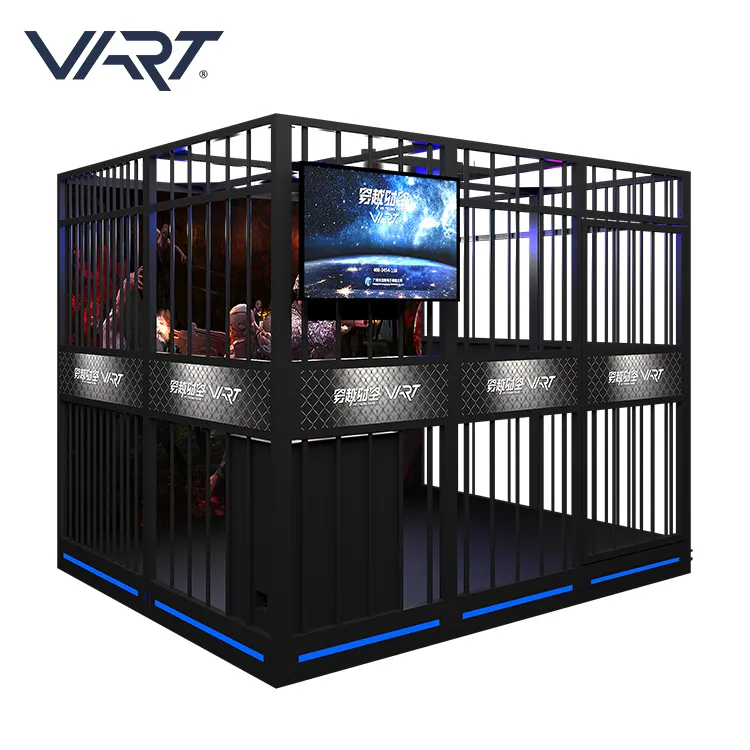VART वी. आर. 4 खिलाड़ियों इंटरैक्टिव कमरे 9D वी. आर. शूटिंग ज़ोंबी खेल आभासी वास्तविकता मशीन