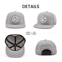Topi Basket Berkualitas Tinggi Bordir 3D Flat Brim Fashion Personalisasi Custom SnapBack