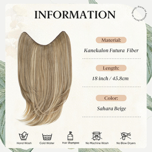 Extension <span class=keywords><strong>per</strong></span> Capelli Sintetici all'Ingrosso, Lisci e Ondulati, con Clip a V Invisibili, Biondi, <span class=keywords><strong>per</strong></span> Donna - Product Image 3