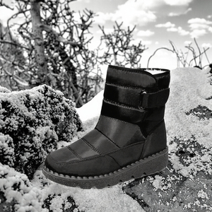 Bottes de neige pour femmes Dynamics, grande taille, nouvelle tendance, chaudes, imperméables, légères, à talon épais, en denim et polyester - Product Image 2