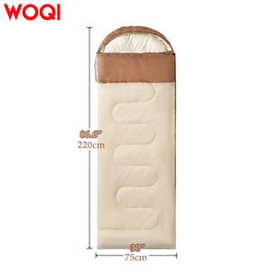 Sac de couchage enveloppant Woqi 40 cm x 23 cm en nylon respirant pour adulte, avec fermeture éclair, pour le camping et la randonnée - Product Image 3