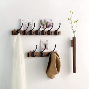 Heavy-duty Retro Entrance Zinc Alloy Multifunction 2 <strong>Hooks</strong> Clothes <strong>Hook</strong> Bathroom Bedroom <strong>Wall</strong> <strong>Hook</strong> Hanging Towels Clothes <strong>Keys</strong> - Product Image 4