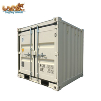 Conteneurs de transport de marchandises sèches générales en acier corten portables de 6 pieds (1,8 m) Mini 6 pieds (1,8 m) Petit cube à vendre
