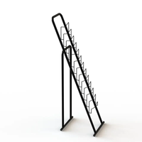 Prix usine Métal Tour Stand Type De Plancher Présentoir pour Quartz Granit Marbre Carreaux Showroom Rack