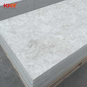 Hiện đại nhân tạo PMMA <span class=keywords><strong>marble</strong></span>-nhìn bề mặt rắn nhân tạo tấm với thiết kế mô hình 3D cho nhà bếp hàng đầu - Product Image 5