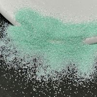 Poudre fine argentée miroir, sel de mer, cristaux de diamant, paillettes, accessoires pour nail art faits à la main, sécurité, imperméable, non toxique, PET