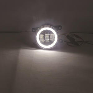 Fari <span class=keywords><strong>Fendinebbia</strong></span> a LED TCYATO Angel Eye da 4 Pollici Bianco Giallo Forniti dalla Fabbrica, Fanali Anteriori Modificati <span class=keywords><strong>Universali</strong></span> per la Guida dell'Auto - Product Image 5