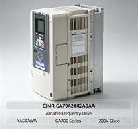 Variateur de fréquence industriel Yaskawa CIMR-GA70A2 monophasé 220V à commande vectorielle IP20 7,5KW-22KW