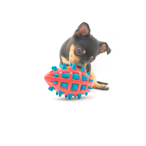 Gıcırtılı Büyük Köpek Isırmaya Dayanıklı TPR Dikenli Top Eğlenceli Dayanıklı Çiğnenebilir Zıplayan Bulmaca Köpek Oyuncağı İnteraktif Eğitim İçin - Product Image 6