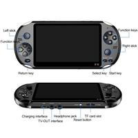 X12 Consoles de jeu de lecteur vidéo de jeu rétro portable avec double bascule intégrée 10000 + jeux prenant en charge la carte TF