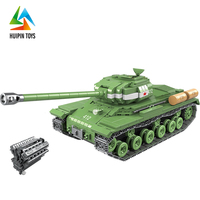 QUANGUAN 100062 askeri oyuncaklar IS-2M ağır Tank asker silah yapı taşları yapı oyuncaklar çocuklar için