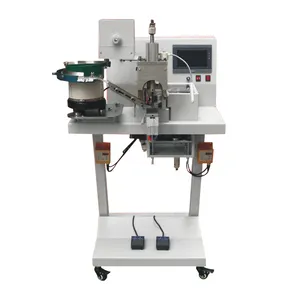 QK-198-9 full automatic multifunction four claws base button plastic pearl attaching making machine