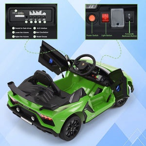 Voiture électrique sous licence <span class=keywords><strong>Aventador</strong></span> SVJ pour enfants, deux places, batterie <span class=keywords><strong>12V</strong></span>, voiture pour enfants, voiture électrique avec télécommande - Product Image 4