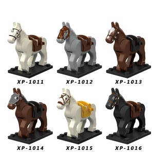 Figurine de <span class=keywords><strong>Chevalier</strong></span> Médiéval, Cheval de Guerre et Sanglier en Mini Blocs – Kit de Construction Éducatif pour Enfants - Product Image 6