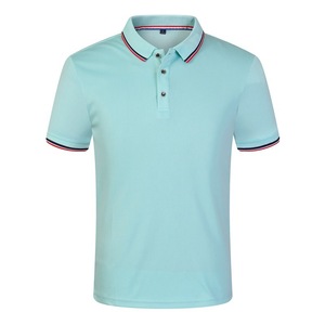 Chemise de golf pour homme en coton de haute qualité, col classique personnalisé, manches courtes, ample, respirante, avec broderie publicitaire - Product Image 6