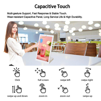 Écran tactile LCD numérique en forme de L de 10,1 à 15,6 pouces, signalisation numérique, publicité de table, Android 10, écran publicitaire vertical