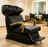 Meilleure Vente - Chaise de Lavage de Cheveux Moderne et Élégante avec Accents Dorés pour Salon - Vente en Gros Direct Usine