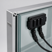 Panneaux solaires MULOYAL 655W, efficacité 24,2%, double vitrage, cellule bifaciale, module 210mm x 210mm, 2382mm x 1134mm pour usage utilitaire