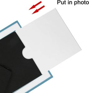 In the Trend TY-20250210-01 Crystal Glass <b>Gold</b> 8x10 Photo <b>Frame</b> for Tabletop Display Vertical/Horizontal China - Product Image 4