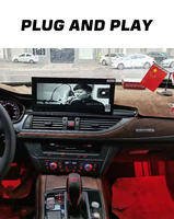 Écran de tableau de bord de 12,3 pouces 2400*900p Qualcomm 680 Android 14 pour Audi A6 C7 Multimédia 2012-2018