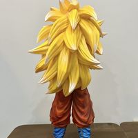 Figurine de collection Dragon Ball Z Super Saiyan 3 Son Goku 54 cm JT-025 en PVC, modèle de jouet, poupée, figurine, ornement
