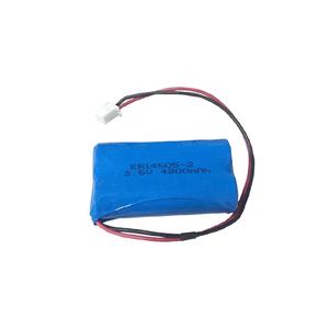 Paquete de batería de litio Lisocl2 2ER14505 4800mAh 4400mAh 5400mAh 3,6 mAh V con conector para medidor de calor de agua inteligente - Product Image 1