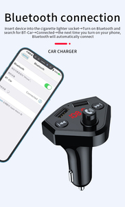 Xe Micro Âm Thanh Receiver Bt5.0 Xe <span class=keywords><strong>FM</strong></span> <span class=keywords><strong>Transmitter</strong></span> Bluetooth MP3 Âm Nhạc Máy Nghe Nhạc - Product Image 6