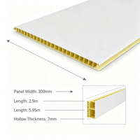 Plaque de plafond en PVC blanc simple, résistante à l'humidité et ignifuge, pour usage extérieur, hôtelier, résidentiel et commercial