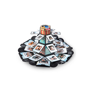 Vente en gros de boîte en papier de luxe personnalisée et créative pour cosmétiques vêtements chaussures emballage <span class=keywords><strong>bombe</strong></span> pour fête d'anniversaire avec explosion pour la Saint-Valentin - Product Image 3