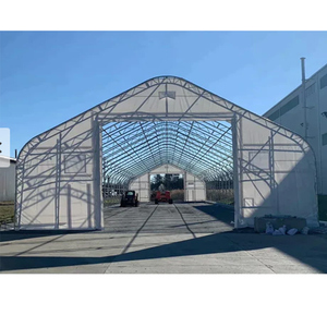 Dôme préfabriqué moderne en structure acier avec couverture en PVC pour entrepôt, gymnase, usage extérieur, agricole et industriel - Product Image 3