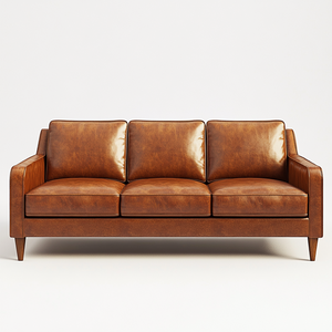 ชุดโซฟาขนาดกะทัดรัดทันสมัยเบาะโฟมนุ่ม & ขาไม้แอชแข็งแร<span class=keywords><strong>ง</strong></span>เบาะหนัง<span class=keywords><strong>เกาหลี</strong></span>คุณภาพสู<span class=keywords><strong>ง</strong></span>สำหรับการรับประทานอาหาร - Product Image 3