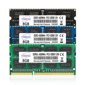 Mémoires RAM pour <span class=keywords><strong>ordinateur</strong></span> portable DDR3 DDR3L 4 Go 8 Go PC3L 1,35 V 1066 1333 1600 MHz PC3 1,5 V 8500 10600 12800 204 broches SODIMM - Product Image 5