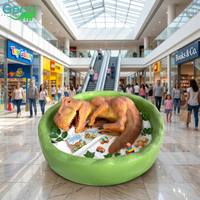 Dinosaure animatronique interactif et tactile pour enfants, utilisé dans les centres commerciaux, les musées, les sites touristiques et les parcs d'attractions