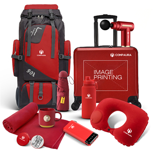 Compaura Sang Trọng Khuyến Mại Kinh Doanh Văn Phòng Thiết Lập Màu Đỏ Của Công Ty Quà Tặng Hàng Hóa Thương Hiệu Tùy Chỉnh Cho Tổ Chức Sự Kiện Quảng Cáo Quà Tặng - Product Image 2