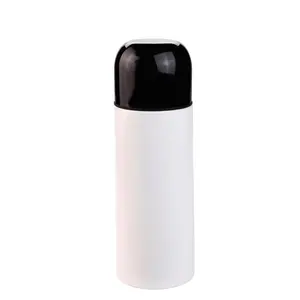 Gobelet isolé à sublimation blanche personnalisée bouteille d'eau thermos sport balle en acier inoxydable sous vide