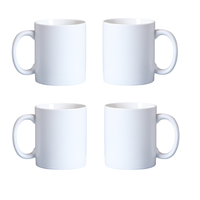 로고 승화 머그와 공장 맞춤형 머그 AAA 등급 흰색 빈 승화 블랭크 11 OZ 커피 머그 승화